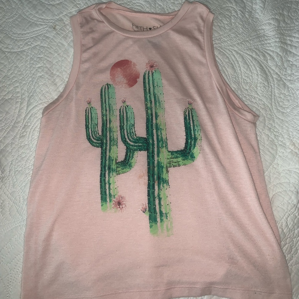 Fifth Sun pink cacti tank